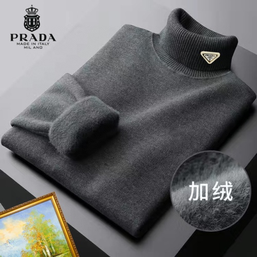 Prada Sweater Long Sleeved For Men #1163185 $48.00 USD, Wholesale Replica Prada Sweater