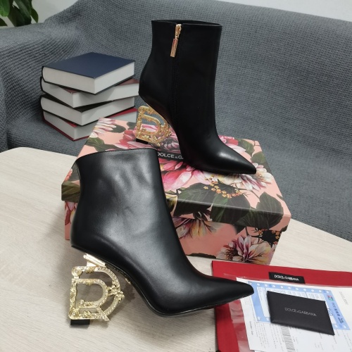 Replica Dolce & Gabbana D&G Boots For Women #1163200 $165.00 USD for Wholesale