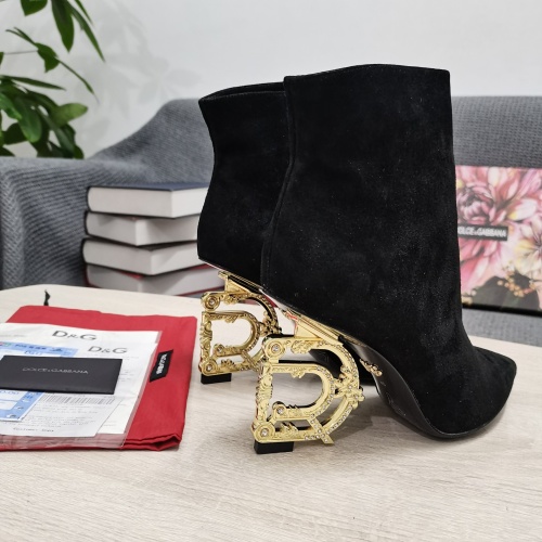 Replica Dolce & Gabbana D&G Boots For Women #1163201 $165.00 USD for Wholesale