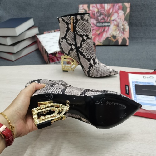 Replica Dolce & Gabbana D&G Boots For Women #1163202 $165.00 USD for Wholesale