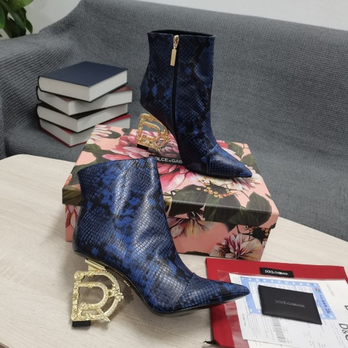 Replica Dolce & Gabbana D&G Boots For Women #1163204 $165.00 USD for Wholesale
