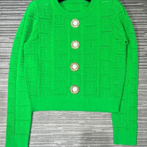 Balmain Sweaters Long Sleeved For Women #1163308 $80.00 USD, Wholesale Replica Balmain Sweaters