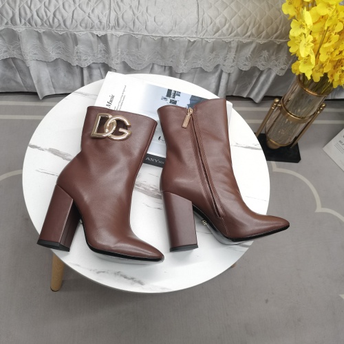 Dolce &amp; Gabbana D&amp;G Boots For Women #1163370 $160.00 USD, Wholesale Replica Dolce &amp; Gabbana D&amp;G Boots