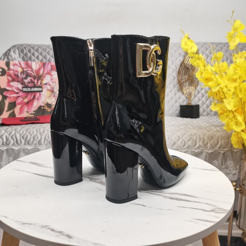 Replica Dolce & Gabbana D&G Boots For Women #1163373 $160.00 USD for Wholesale