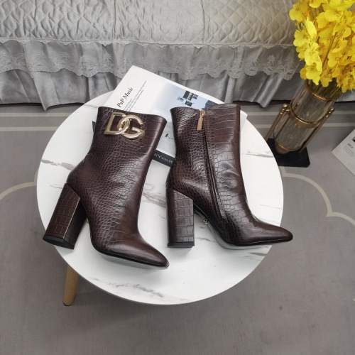 Dolce &amp; Gabbana D&amp;G Boots For Women #1163374 $160.00 USD, Wholesale Replica Dolce &amp; Gabbana D&amp;G Boots