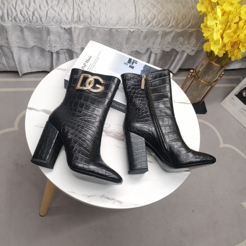 Dolce &amp; Gabbana D&amp;G Boots For Women #1163375 $160.00 USD, Wholesale Replica Dolce &amp; Gabbana D&amp;G Boots