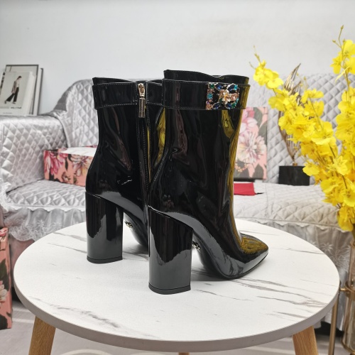Replica Dolce & Gabbana D&G Boots For Women #1163379 $160.00 USD for Wholesale