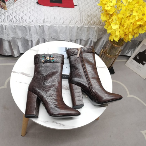 Dolce &amp; Gabbana D&amp;G Boots For Women #1163380 $160.00 USD, Wholesale Replica Dolce &amp; Gabbana D&amp;G Boots