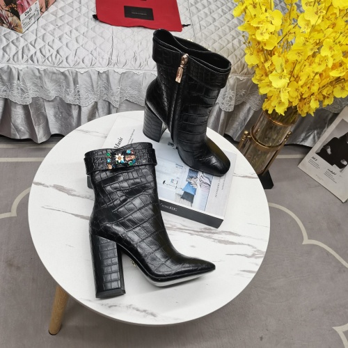 Replica Dolce & Gabbana D&G Boots For Women #1163381 $160.00 USD for Wholesale