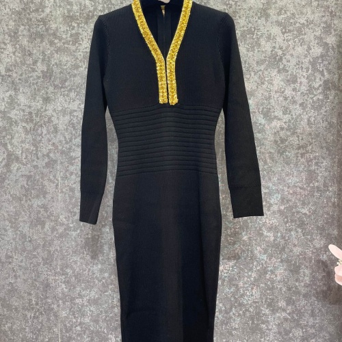 Balmain Dresses Long Sleeved For Women #1163448 $125.00 USD, Wholesale Replica Balmain Dresses