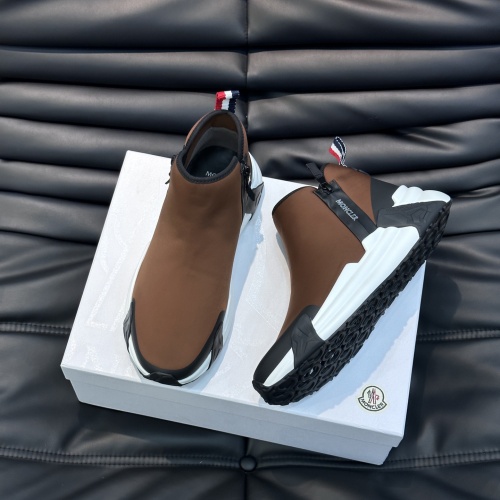 Replica Moncler High Tops Shoes For Men #1163528 $115.00 USD for Wholesale