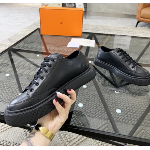 Replica Hermes Casual Shoes For Men #1163553 $88.00 USD for Wholesale