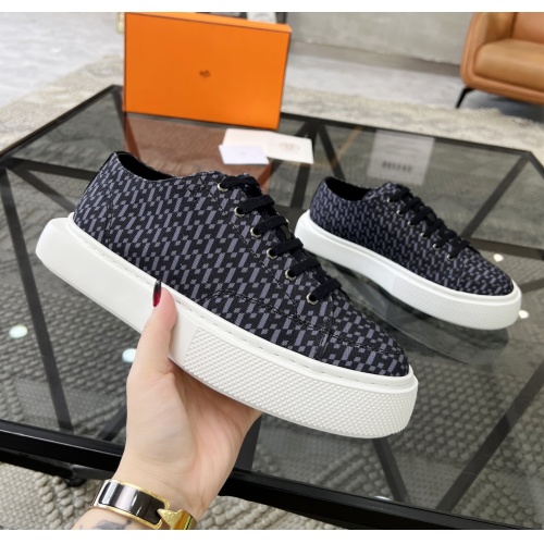 Replica Hermes Casual Shoes For Men #1163561 $88.00 USD for Wholesale