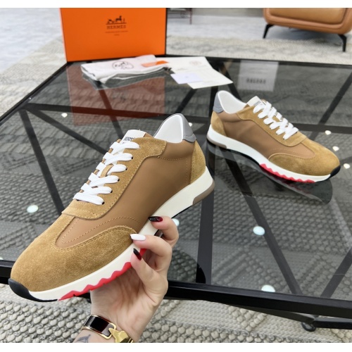 Replica Hermes Casual Shoes For Men #1163566 $88.00 USD for Wholesale