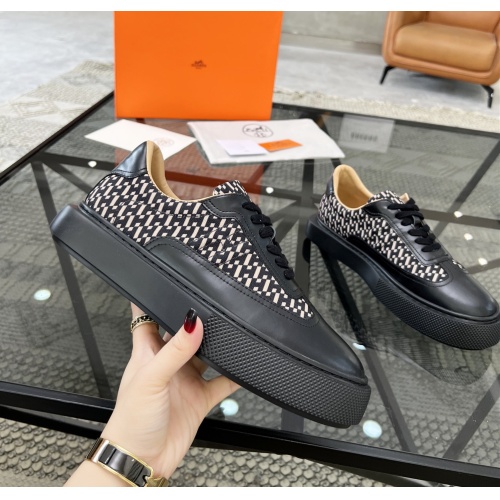 Replica Hermes Casual Shoes For Men #1163569 $88.00 USD for Wholesale