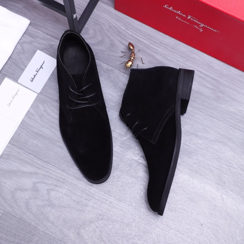 Replica Salvatore Ferragamo Boots For Men #1163588 $88.00 USD for Wholesale
