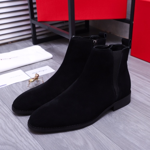 Replica Salvatore Ferragamo Boots For Men #1163593 $88.00 USD for Wholesale