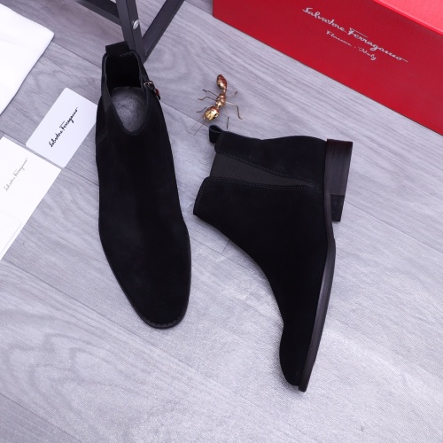 Replica Salvatore Ferragamo Boots For Men #1163593 $88.00 USD for Wholesale