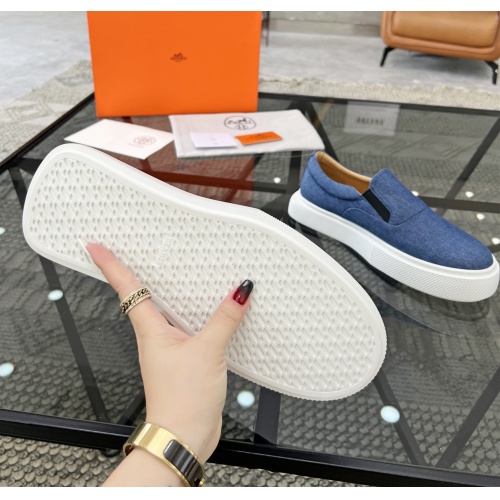 Replica Hermes Casual Shoes For Men #1163633 $80.00 USD for Wholesale