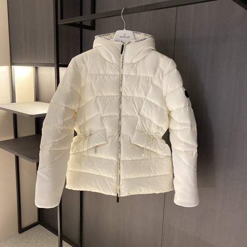 Moncler Down Feather Coat Long Sleeved For Women #1163701 $210.00 USD, Wholesale Replica Moncler Down Feather Coat