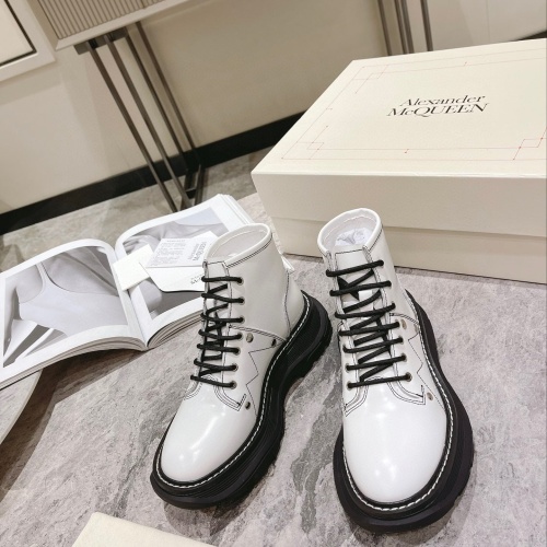 Replica Alexander McQueen Boots For Women #1163705 $115.00 USD for Wholesale
