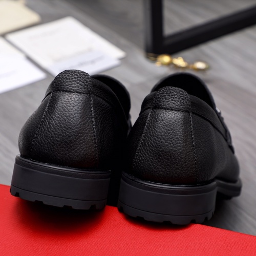 Replica Salvatore Ferragamo Leather Shoes For Men #1163726 $85.00 USD for Wholesale