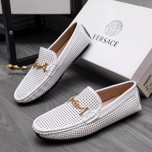 Versace Leather Shoes For Men #1163754