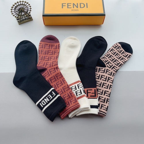 Replica Fendi Socks #1163790 $29.00 USD for Wholesale