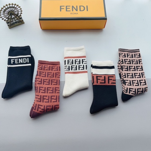 Replica Fendi Socks #1163790 $29.00 USD for Wholesale