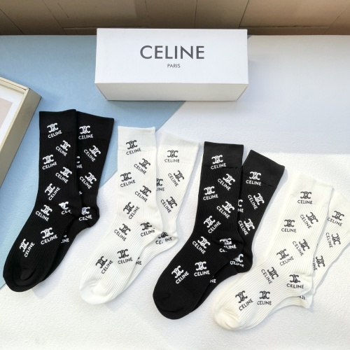 Replica Celine Socks #1163791 $34.00 USD for Wholesale