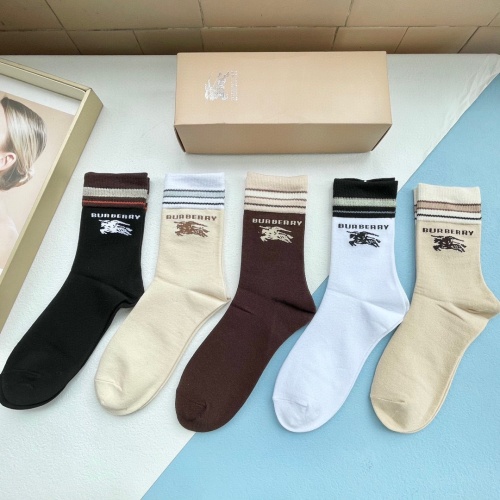 Burberry Socks #1163799 $29.00 USD, Wholesale Replica Burberry Socks