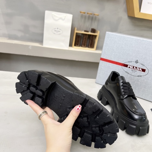 Replica Prada Leather Shoes For Men #1163845 $102.00 USD for Wholesale