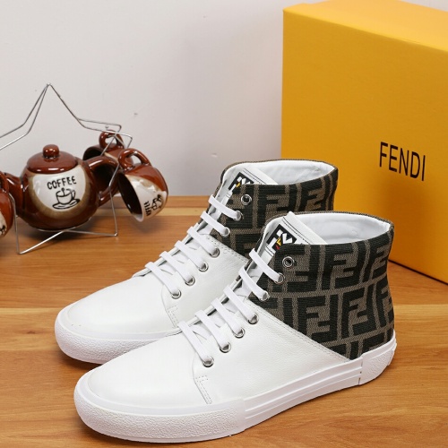 Fendi High Tops Casual Shoes For Men #1163865 $76.00 USD, Wholesale Replica Fendi High Tops Casual Shoes