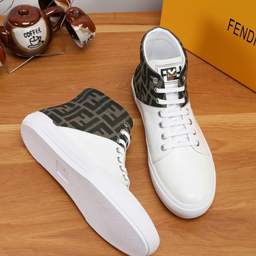 Replica Fendi High Tops Casual Shoes For Men #1163865 $76.00 USD for Wholesale