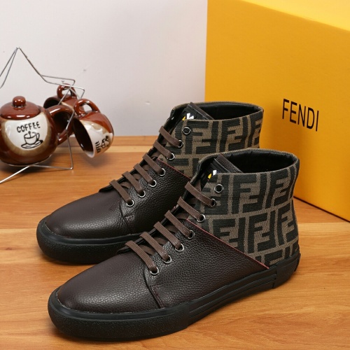 Fendi High Tops Casual Shoes For Men #1163866