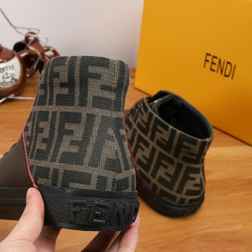 Replica Fendi High Tops Casual Shoes For Men #1163866 $76.00 USD for Wholesale
