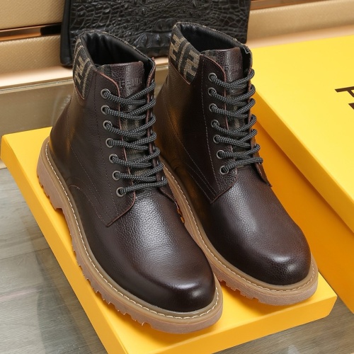 Replica Fendi Fashion Boots For Men #1163884 $92.00 USD for Wholesale