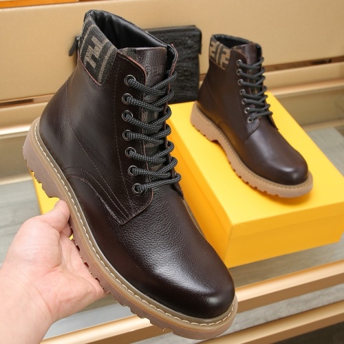 Replica Fendi Fashion Boots For Men #1163884 $92.00 USD for Wholesale