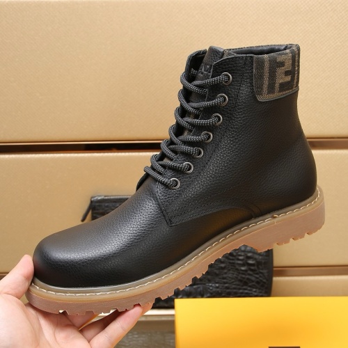 Replica Fendi Fashion Boots For Men #1163885 $92.00 USD for Wholesale