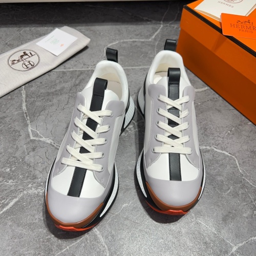 Replica Hermes Casual Shoes For Men #1163894 $118.00 USD for Wholesale