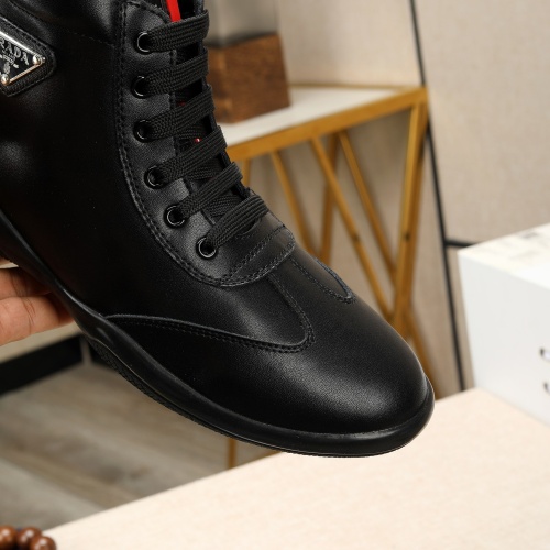 Replica Prada High Top Shoes For Men #1163910 $88.00 USD for Wholesale