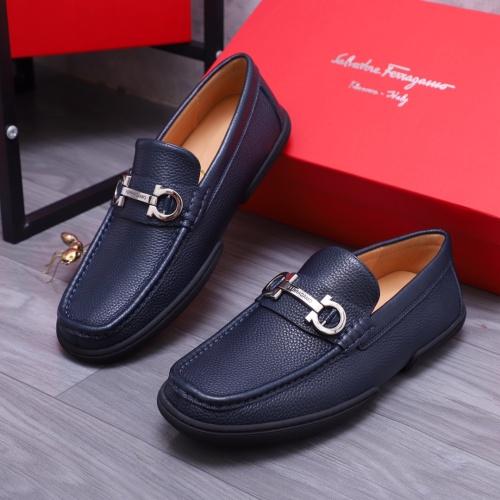 Salvatore Ferragamo Leather Shoes For Men #1163923