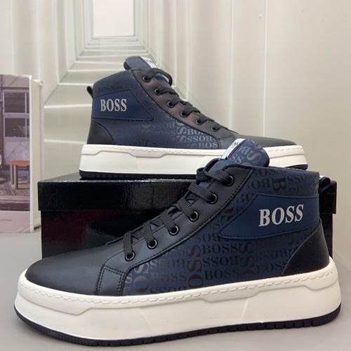 Boss High Top Shoes For Men #1164151 $80.00 USD, Wholesale Replica Boss High Top Shoes