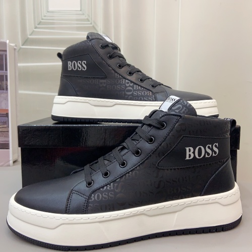 Boss High Top Shoes For Men #1164152