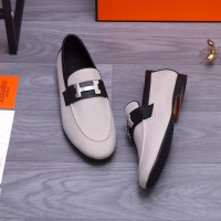 $98.00 USD Hermes Leather Shoes For Men #1155556