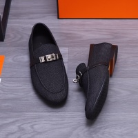 $98.00 USD Hermes Leather Shoes For Men #1155558