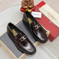 $85.00 USD Salvatore Ferragamo Leather Shoes For Men #1156738