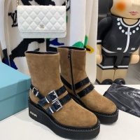 $130.00 USD Prada Boots For Women #1157170