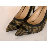 $96.00 USD Fendi High-Heeled Shoes For Women #1158207