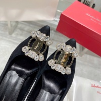 $100.00 USD Salvatore Ferragamo High-Heeled Shoes For Women #1158257